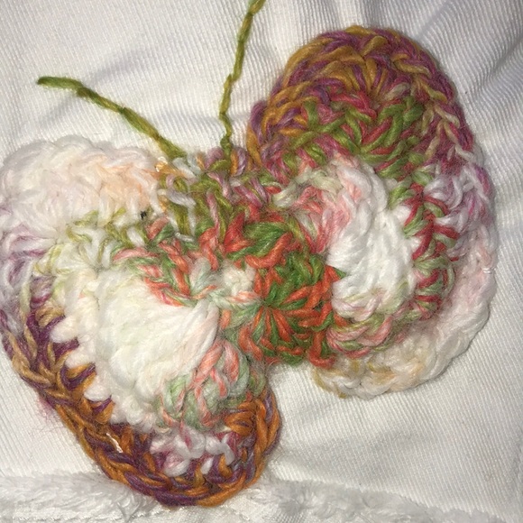 Girl’s UPCYCLED HAND CRAFTED & CROCHETED & EMBROIDERED OLD NAVY Shorts Sz 14 - Picture 5 of 7